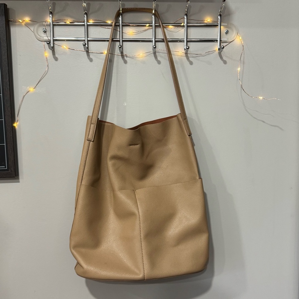 Oak + Fort Vegan Leather Tote Bag